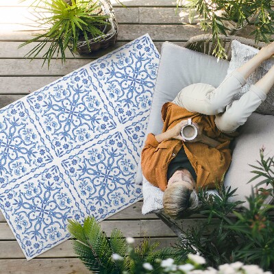 Dywan winylowy Dekoracyjne kafelki roślinne ornament