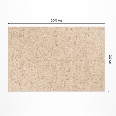 Dywan winylowy Linearne jesienne liście styl boho