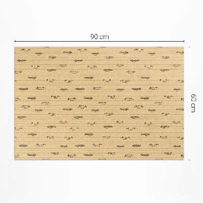 Dywan winylowy Stare retro vintage samochody
