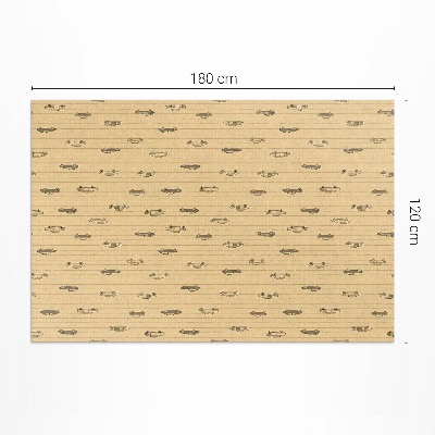 Dywan winylowy Stare retro vintage samochody