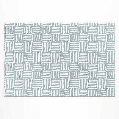 Dywan winylowy Boho plecionka wzór minimalistyczny