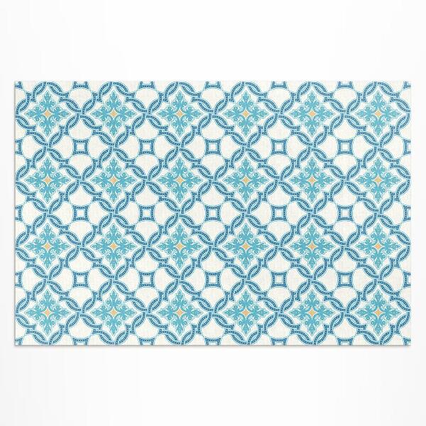 Dywan winylowy Łańcuchowe sploty ozdobne kafelki