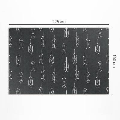 Dywan winylowy Minimalistyczne liście boho