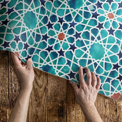 Dywan winylowy Piękna mozaika z gwiazdkami