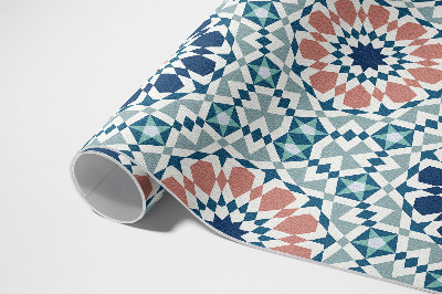 Dywan winylowy Kalejdoskop pastelowy wzór geometryczny