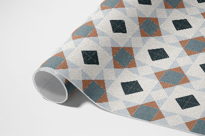 Dywan winylowy Geometryczna mozaika piękne płytki