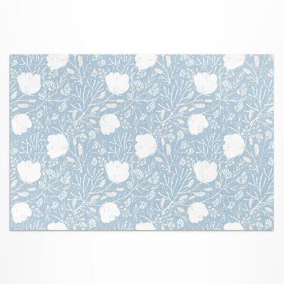 Dywan winylowy Piękne kwiaty na pastelowym tle