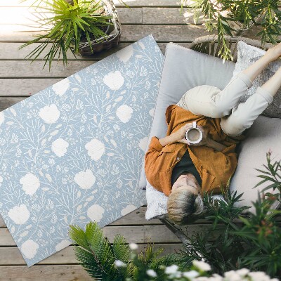 Dywan winylowy Piękne kwiaty na pastelowym tle