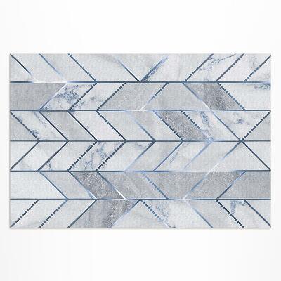 Dywan winylowy Geometryczne linie jasny marmur glamour