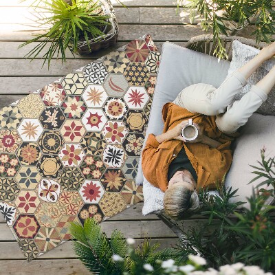 Dywan winylowy Dekoracyjna mozaika vintage