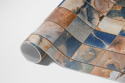 Dywan winylowy vintage kamienna mozaika