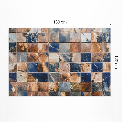 Dywan winylowy vintage kamienna mozaika