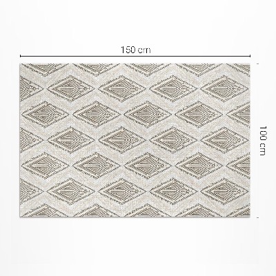 Dywan winylowy Regularne ornament wzór geometryczny