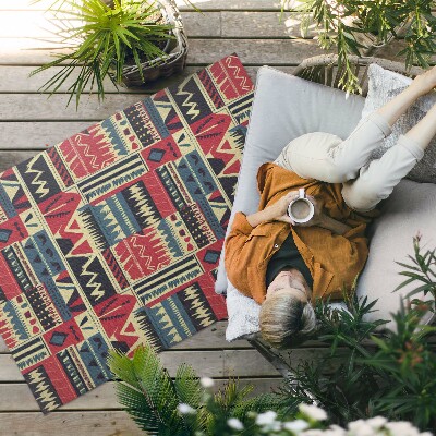 Dywan winylowy Wzór indiański abstrakcyjna boho