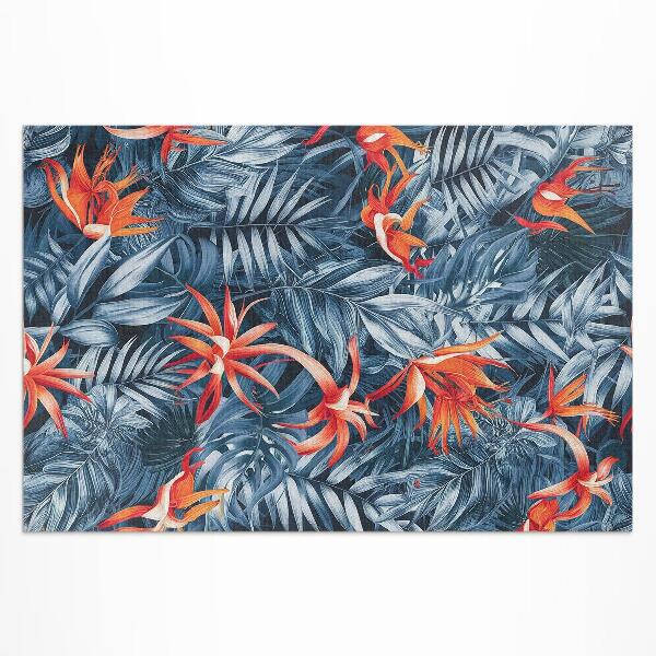 Dywan winylowy Tropikalna roślinność dżungli