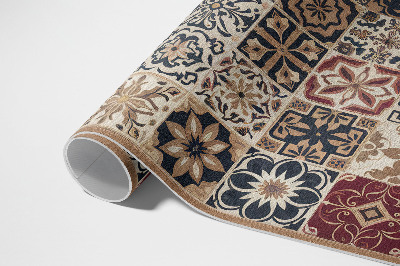 Dywan winylowy Stara mozaika wzorzyste płytki vintage