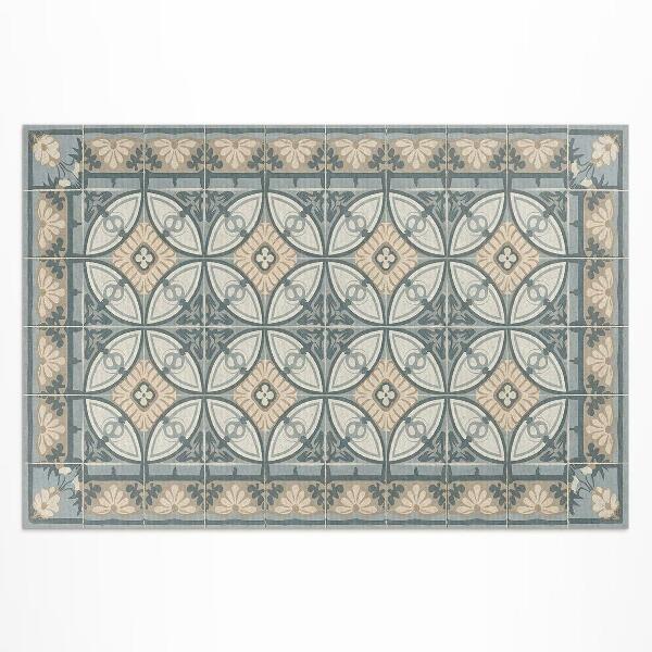 Dywan winylowy Dekoracyjne płytki vintage mozaika