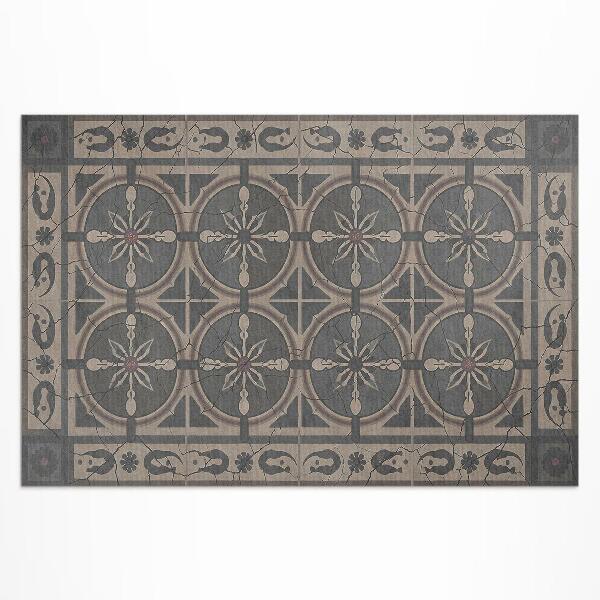 Dywan winylowy Rustykalne geometryczne ornament