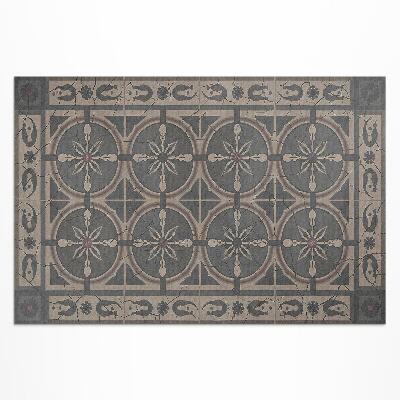 Dywan winylowy Rustykalne geometryczne ornament