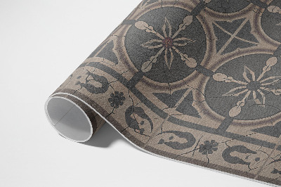 Dywan winylowy Rustykalne geometryczne ornament