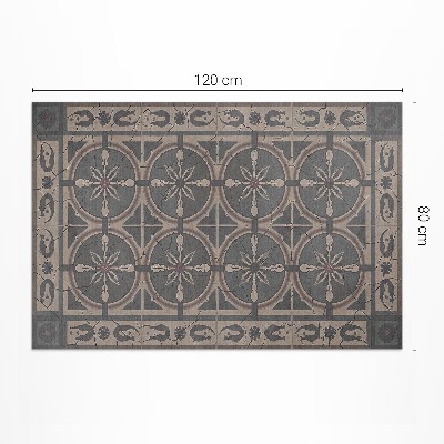 Dywan winylowy Rustykalne geometryczne ornament