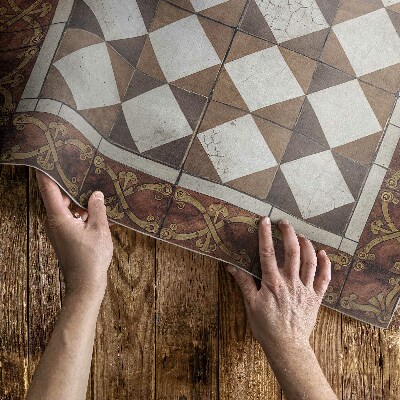 Dywan winylowy Kafle w stylu art deco