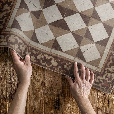 Dywan winylowy Eleganckie wzory w starym stylu