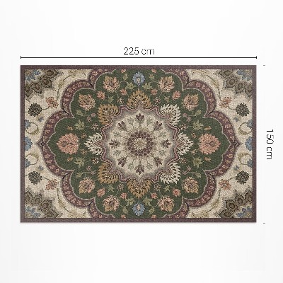Dywan winylowy Kwiaty w stylu art nouveau