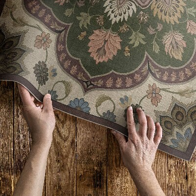 Dywan winylowy Kwiaty w stylu art nouveau