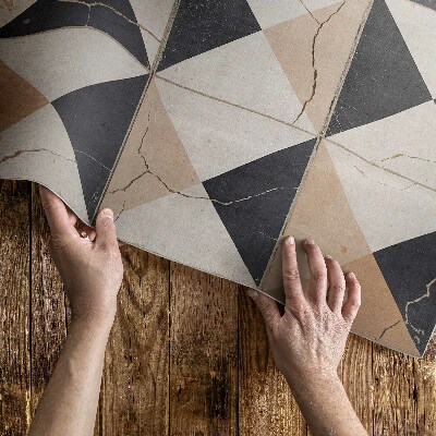 Dywan winylowy Imitacja starych płytek