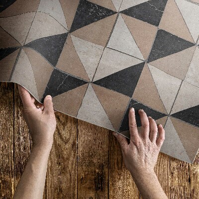 Dywan winylowy Tradycyjna mozaika starej kamienicy