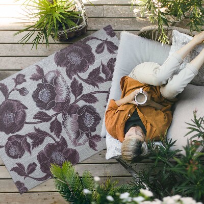 Dywan winylowy Subtelne kwiaty vintage