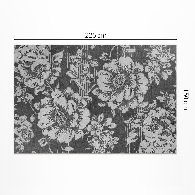 Dywan winylowy Subtelne kwiatowe akcenty