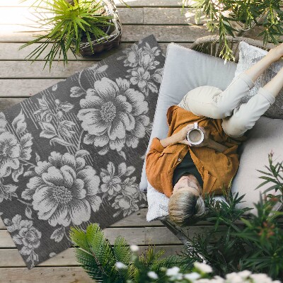 Dywan winylowy Subtelne kwiatowe akcenty