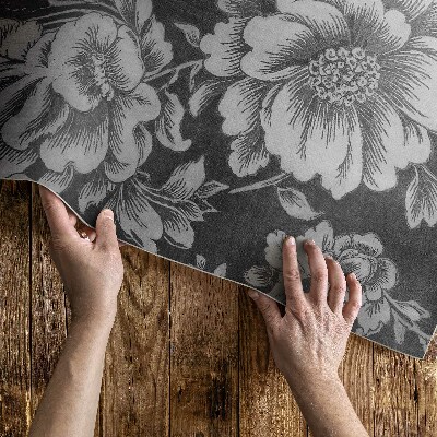 Dywan winylowy Subtelne kwiatowe akcenty