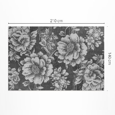 Dywan winylowy Subtelne kwiatowe akcenty