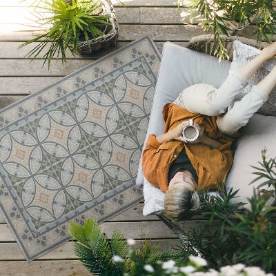 Dywan winylowy Mozaika z kafli ceramicznych vintage