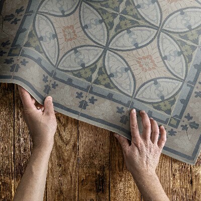 Dywan winylowy Mozaika z kafli ceramicznych vintage