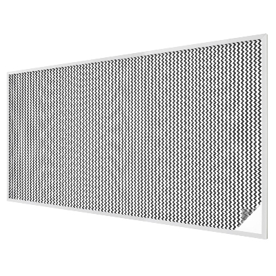 Folia mleczna na okno wzór witraż Zygzak wzór