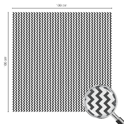 Folia mleczna na okno wzór witraż Zygzak wzór