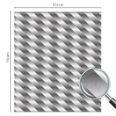 Witraż przyklejany na okno folia matowa Geometryczne pasy