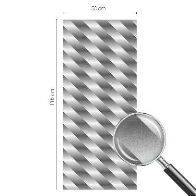 Folia witrażowa Czarno-białe pasy geometryczne nowoczesność