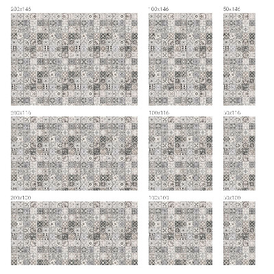 Folia okienna dekoracyjna witraż Kaflowe wzory