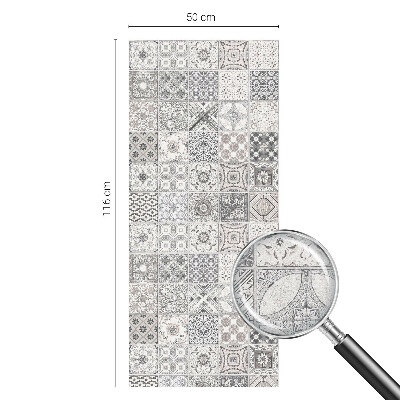 Folia okienna dekoracyjna witraż Kaflowe wzory