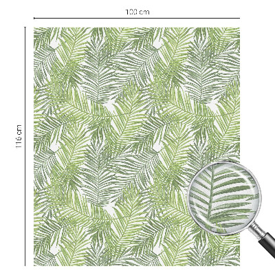 Witraż przyklejany na okno folia matowa Roślinne wzory