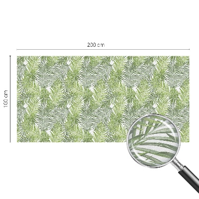 Witraż przyklejany na okno folia matowa Roślinne wzory