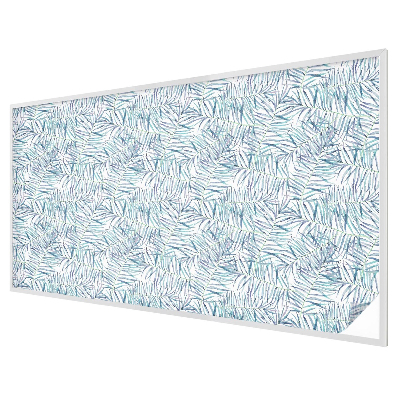 Naklejka witraż na szybę mleczna Botaniczny wzór