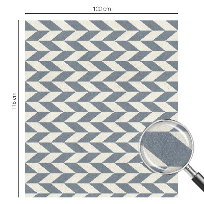 Witraż przyklejany na okno folia matowa Geometryczna iluzja