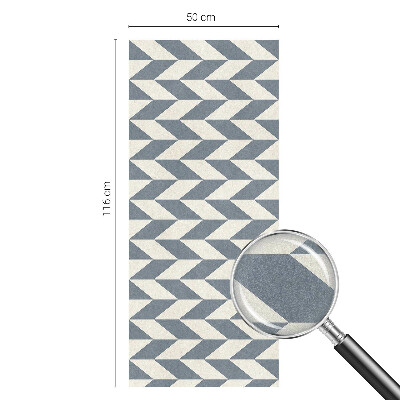 Witraż przyklejany na okno folia matowa Geometryczna iluzja