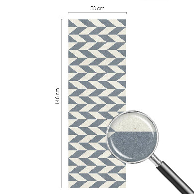 Witraż przyklejany na okno folia matowa Geometryczna iluzja